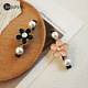 SO SOUL ponytail clip headwear half-tied hair clip small hair volume small hair clip female back of the head one-word clip spring clip horizontal clip black