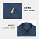 Hush Puppies soft and comfortable men's spring and autumn new lightweight plaid long-sleeved shirt Yuanqinglan L