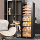 Double cigar cabinet, constant temperature and humidity, ammonia removal, household cedar wood liner, moisturizing, small mini refrigerated cigar cabinet, 0.52 meters high, black