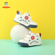 BOBDOG baby boy toddler shoes summer new style 1-3 years old soft-soled non-slip infant shoes single mesh breathable functional shoes 4 585 white blue (single mesh) size 18/shoe inner length 13cm