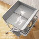 Battwaya (PATTYWELLA) Diaper table baby care table on the bed with diapers and diapers. Many babies. Castle gray - lifting gift package (storage rack + clothes drying