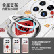Beau Ten Cent (MSMF) FU Character Ping Ping un boîtier de téléphone Xile Huawei avec un support pivotant magnétique Fulcrum Shell Ring Backle Magsafe Wireless Année de Snake festive adapté aux hommes et aux femmes Shell [Far Peak Blue Année du serpent - ZBL3893G POSITION DE TOR