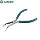SATA Chrome Vanadium Steel Curved Nose Electronic Needle Nose Pliers Tool 6 70623