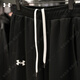 Under Armor autumn men's sweatpants quick-drying breathable training running fitness casual sports pants black 23600703-001 L