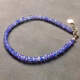 Hunter large grain tanzanite faceted necklace bracelet women's bracelets and anklets natural non-optimized 2.8-3mm sparkling 4.7 6.3mm necklace