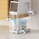 Xingxing 17.5cm bathroom sandwich cabinet, bathroom storage rack, toilet storage cabinet, toilet storage cabinet with its own trash can, bathroom side cabinet, three layers 17.5*64*38.5