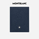 Montblanc MONTBLANC Ingenuity Series 4cc Card Holder Card Holder Ink Blue 131723 New Year Gift