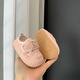 Rabbit Big Wen Baby Shoes 0-1 años Hombres y mujeres Baby Baby niños pequeños Hittlers Sole Sole 6-12 meses No cayendo antes de la primavera y el verano Big Velcro White 12 Longitud interna 12 cm