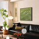 
Sense paintings, fresh Nordic style living room hanging paintings, TV background wall, desktop, tableware, high-end green restaurant decoration paintings, G3893 30*30 texture oil canvas ps black frame