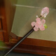 Antique handmade lotus hairpin with tassels, two sizes, two-piece set, high-end hairpin, Hanfu hairpin, lotus hairpin pink