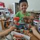 
Children's tool box disassembly toy set assembly table simulation repair repair electric drill electric screwdriver boy 9905 ever-changing set electric drill PCS80