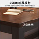 Jingyi computer desk desktop simple desk office study writing long table e-sports table home bedroom single table | 25mm desktop | 100*60*75cm