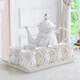 Jingdezhen high-end European water cup set ceramic living room cup family light luxury teapot tea set teacup household cup set national beauty and fragrance