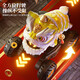 Yunya Children's Remote Control Battle Tank peut tirer des balles de puce à balle à quatre roues motrices jouet de voiture hors route garçon cadeau chinois rouge Dance [Bullet nautique + boîte-cadeau]