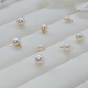 Li Shen Pearl Small Drop Single Perfect Round Highlight Flawless White Pearl Necklace Pendant 14 without Chain 5.5-6MM