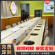 Full set of rotating small hot pot equipment buffet table shabu-shabu integrated rotary table hot pot equipment full set manufacturer Rotating small hot pot equipment (customized upon consultation) 1cm