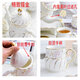 Jingdezhen high-end European water cup set ceramic living room cup family light luxury teapot tea set teacup household cup set national beauty and fragrance
