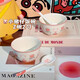 The most popular item on the Internet, underglaze color cute pig cartoon dishes set, household underglaze color ceramic dishes and tableware, cute pig two bowls and two spoons