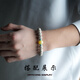 Lv Nong Jewelry Russian material white flower beeswax Dunzi cultural toy bracelet separated by beads Xingyue Bodhi DIY with beads diameter about 13mm/single