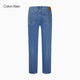 
Calvin KleinJeans [Replica 90 Series] 25 Spring and Summer Men and Women Same Model ck Retro Straight Jeans 4RB701G U1W-Denim Light Blue 32