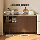 Quanyou Home New Chinese sideboard wine cabinet living room home entrance cabinet kitchen tableware storage storage locker cupboard