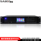 SABO timer player amplifier all-in-one high-power campus broadcast system set mp3 intelligent timer background music automatic bell system 900C black (16G memory 8 partitions remote broadcast)