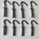 FANCYCHIC wholesale galvanized iron expansion hook hook with hook expansion screw hook ceiling hook hook expansion hook 681012 M10 expansion hook 40 pieces