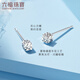 Lukfook Jewelry Platinum Earrings Platinum 950 Solid Small Sugar Cube Earrings Price L04TBPE0012 About 1.20g
