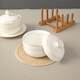 Guotao Phnom Penh bone china soup cup, household ceramics, hotel water-proof bird's nest stew bowl, small soup pot, steamed egg stew pot, commercial stew pot, Yayu stew pot