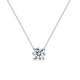 Tanhai 18K gold four-claw moissanite necklace for women 2 35 1 carat pendant single diamond stacked silver clavicle chain booger diamond 2 carat moissanite tested diamond pen with certificate
