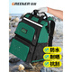 GREENER Backpack Tool Backpack is sturdy and durable. It is specially designed for weak current projects for electricians and housekeeping repairs. It has a large capacity for storage for men. 16-inch Black Warrior. Load capacity: 100 Jin. Jin is equal to 0.5 kg.