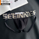 Modal 2 Pure Cotton Thong Men's Double String Underwear Boys Pure Blancs Us U Convex Sac Shorts arrière 612 (noir + blanc) M 90-110Jin [Jin est égal à 0,5 kg]