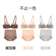 Maniform Smile Support Set Smooth Underwear Small Breast Push-Up No Wires Soft Support Bra Seamless Underwear Women's Day 040 Benminghong Set (Accessory Breast Type) 75B +165/95