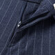 SHANSHAN light luxury brand 2025 new men's suit striped business casual slim suit suit for men blue striped XL 175