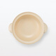 MUJI Eternal Ware Casserole, Stew Pot, Cooking Pot, Transparent Glaze, Household Soup Pot, Transparent Glaze/2~3 People/1600ml