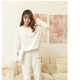 Coral Velvet Fairy Korean Style Warm Home Nine-Point Pants Thickened Casual Loose Outerwear Winter Pajamas for Women Khaki One Size (80-150Jin Jin is equal to 0.5kg) No pockets