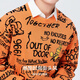 Semir pullover sweater men's autumn trendy and cool fashion and fun men's loose commuting and outing casual round neck top Deep earth yellow 3886 170/88A M