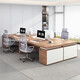 Shu Sheng President Boss Desk Simple Modern Single Desk Office Finance Manager Manager Desk and Chair Combination Executive Desk 1.6 Meters