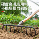 Fulida rake, nine-tooth nail rake, agricultural tools, iron rake, agricultural tools, soil loosening, weeding, multi-tooth weeding rake, flat rake