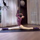 Kangaroo (DAISHU) yoga clothing set for women 2025 new high-end Pilates training clothing tops sports long-sleeved and beautiful fitness clothing three-piece set grape purple top + ivory white pants + L (108-118Jin Jin equals 0.5 kg)
