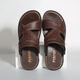 Neue Sommersandalen für Männer im Freien, Strandschuhe im Outdoor, Anti-Rutsch-Weiche Sohle Outdoor-Sandalen wasserdichte Freizeitschuhe, braune OU689 verbessertes Modell 42 [nur eine Größe kleiner]