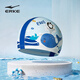 Hongxing Erke (ERKE) children's swimming cap girls and boys professional comfortable non-stretching fabric swimming cap long hair baby ear protection hat