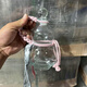 恒棘葫芦水壶1000毫升【1050人收藏】新款网红玻璃水杯酒带绳便捷礼物 圆球塞+浅绿绳+吊坠（2斤容量） 1L