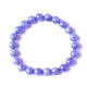 Ku Xuan Dikai natural tanzanite bracelet ice moisturizing body dreamy blue and purple tanzanite bracelet crystal jewelry 1st grade tanzanite 7mm
