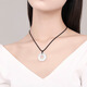 Saturday Fu Xiangyun Ping An Buckle Hetian Jade Pendant Men and Women Gift for Boyfriend YB046260 Black String