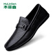 MULINSEN Doudou shoes men's casual leather shoes soft sole men's business leather shoes slip-on shoes for men T8826