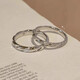 MZMZ Mobius Platinum Couple Ring PT950 Platinum Ring A pair of Chinese Valentine's Day birthday gifts for girlfriend, light luxury model - Couple Ring