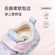 Terranis toddler shoes spring baby girl's toe-cap anti-kick balance bike shoes anti-slip functional shoes pink/purple size 23