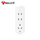 Bull (BULL) socket without wire plug-in board household multi-functional multi-hole 10A power strip self-wiring drag strip connected to the engineering strip GN-101A 3-position two-three plug wireless without switch