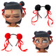 ENRMIIV children's Nezha hairband, hairpin, super cute wig, ball head, super cute idol event performance hair accessories, wig ball, bangs headband